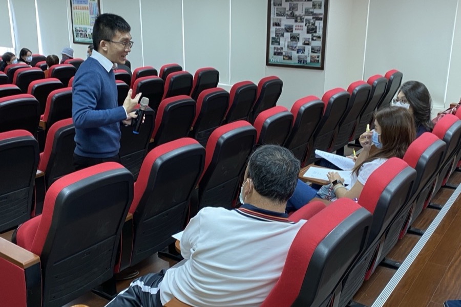 僑光科技大學講座現場